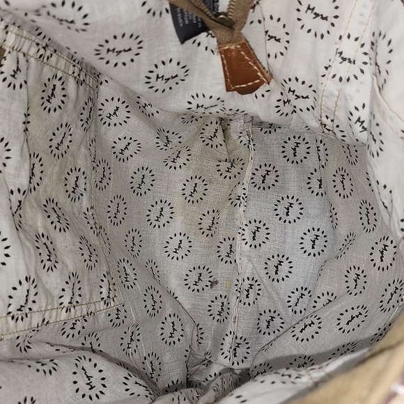 Myra Bag leather cotton geometric bag - Picture 8 of 9